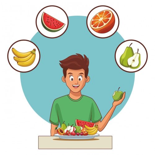 balanced-diet-young-man_18591-43798 تغذیهدرمانی و برنامه غذایی سالم برای نوجوان مبتلا به بیاشتهایی