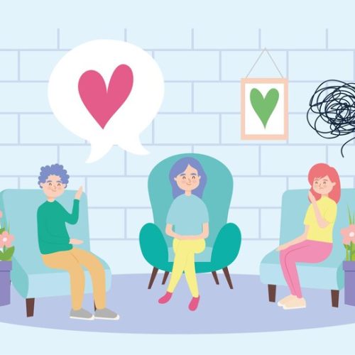 people-chair-with-heart-depression-virtual-therapy_188544-686 درمان بیاشتهایی عصبی با رواندرمانی شناختی رفتاری و حمایت خانوادگی