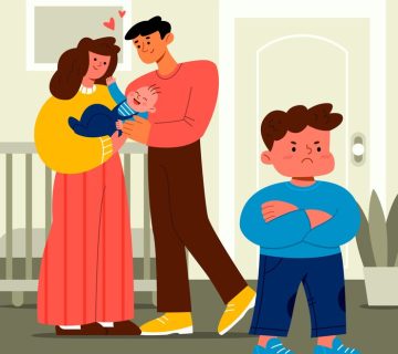 ورود فرزند دوم و احساس کودک اول